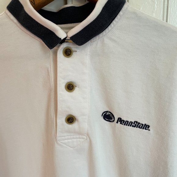 Vintage PENN State University Cutter and Buck Polo Shirt Mens Large - Picture 6 of 7